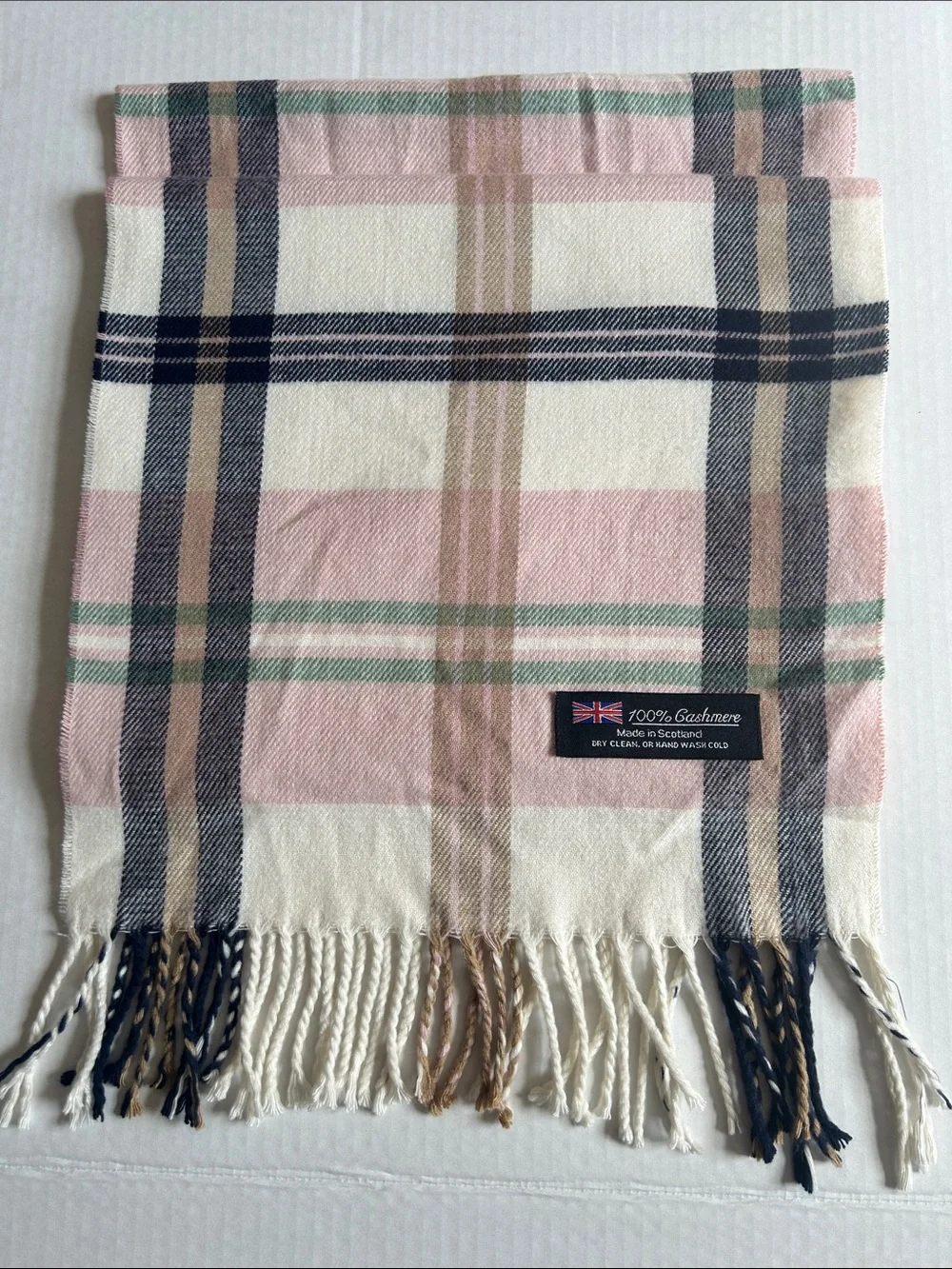 Made in Scotland 100% Cashmere Scarf